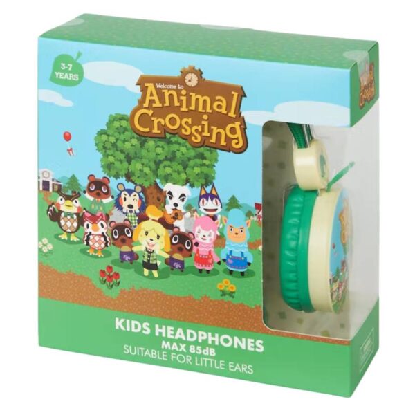 Sluchátka Pro Děti Animal Crossing Zelená s Hravým Designem